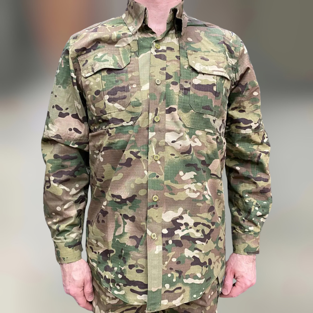 Армейская тактическая рубашка Yakeda Мультикам L - изображение 1
