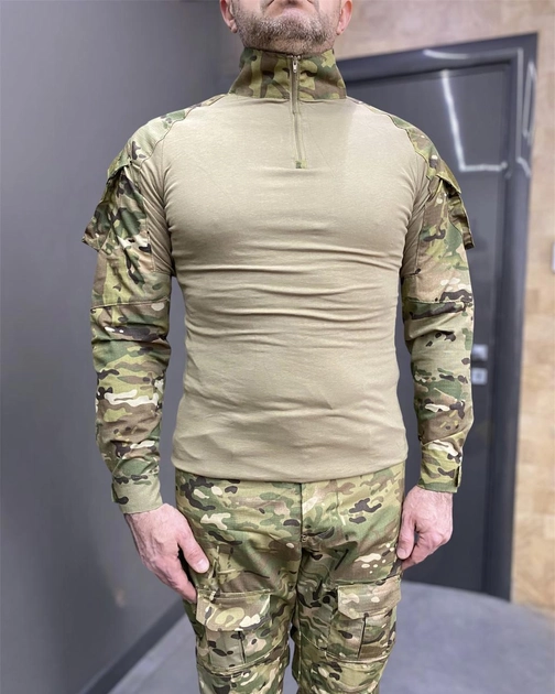 Військова форма Combat (убакс + штани), котон (бавовна), Мультикам, розмір M - зображення 1