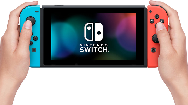 Konsola do gier Nintendo Switch Neonowy czerwony / Neonowy niebieski (45496452643) - obraz 2
