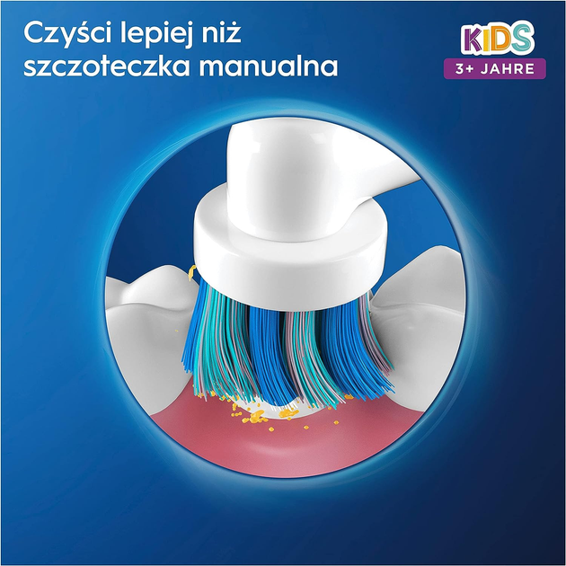Szczoteczka elektryczna do zębów Oral-B Braun D100 Kids "Kraina Lodu" z etui (4210201419662) - obraz 5