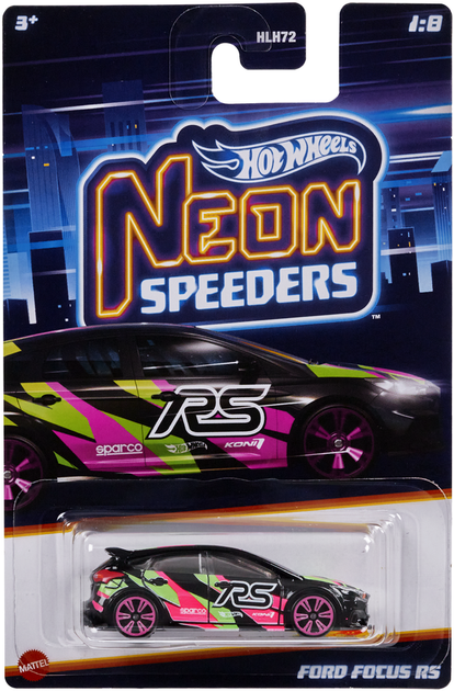 Тематическая машинка Hot Wheels Неоновые гоночные в ассортименте 1 шт (HLH72) - изображение 3