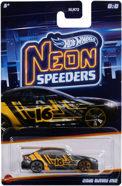 Тематична машинка Hot Wheels Неонові перегонові в асортименті 1 шт