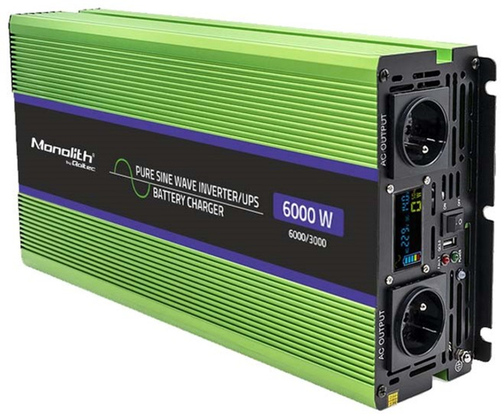 Przetwornica Qoltec Monolith 3000/6000 W (5901878519456) - obraz 3