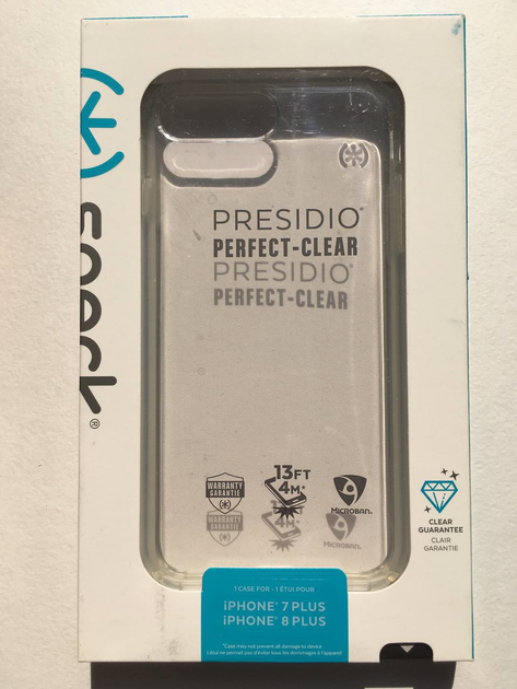 Speck Presidio Perfect-Clear iPhone 8 Plus / 7 Plus