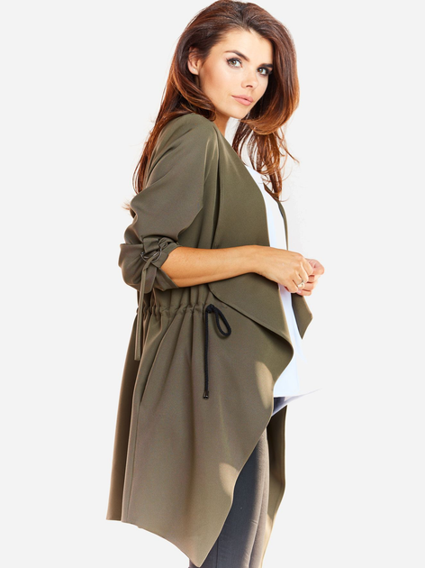 Marynarka damska Awama A335 106907 S/M Khaki (5902360545519) - obraz 4