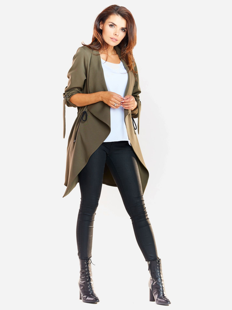 Marynarka damska Awama A335 106907 S/M Khaki (5902360545519) - obraz 3
