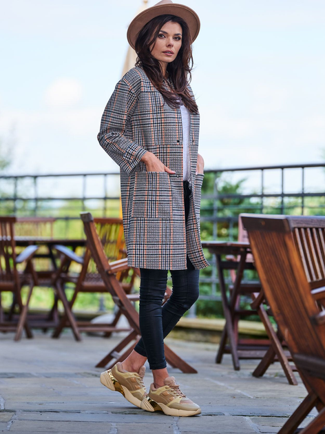 Пальто Awama A367 212864 S-M Navy Blue (5902360550285) - зображення 10