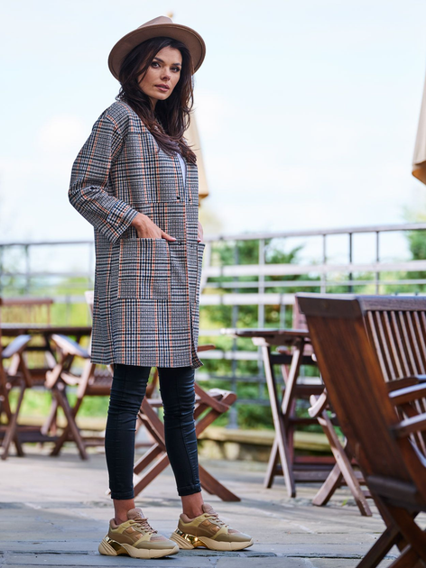 Пальто Awama A367 212864 S-M Navy Blue (5902360550285) - зображення 14