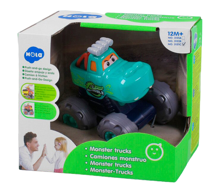 Инерционная машинка Джип для малышей Hola Toys Бирюзовый - изображение 3