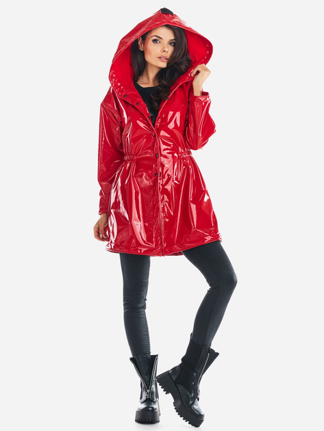 Плащ жіночий Awama A381 212914 L-XL Червоний (5902360551671) - зображення 4