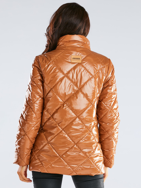 Куртка демісезонна коротка жіноча Awama A384 212923 L-XL Beige (5902360551855) - зображення 2