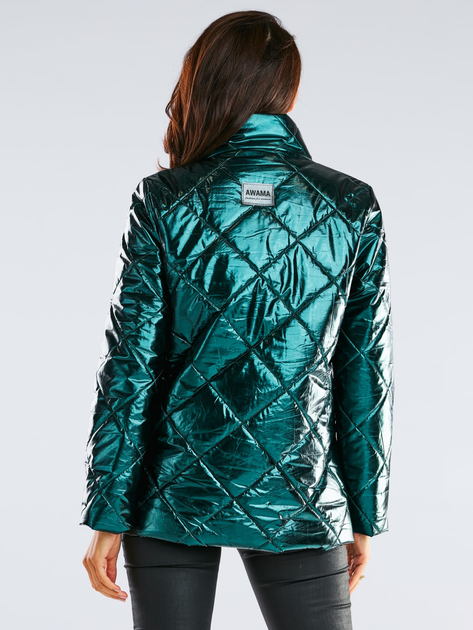 Куртка демісезонна коротка жіноча Awama A384 212924 L-XL Green (5902360551879) - зображення 2