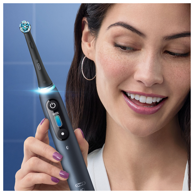 Szczoteczka elektryczna do zębów Oral-B Braun iO9 Black Onyx (4210201303015) - obraz 10