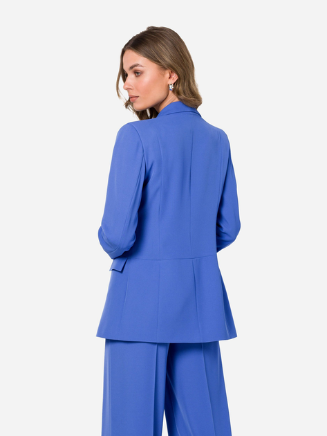 Піджак подовжений жіночий Stylove S330 1423659 2XL Blue (5905563702000) - зображення 2