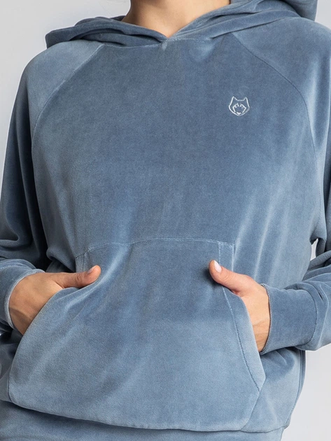 Bluza damska z kapturem LaLupa LA013 381181 S-M Niebieski (5903887607070) - obraz 6