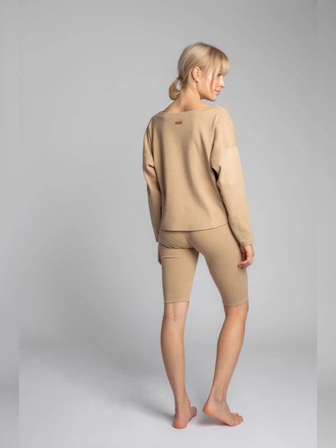 Bluza damska bez kaptura LaLupa LA037 381286 L-XL Cappuccino (5903887612050) - obraz 4