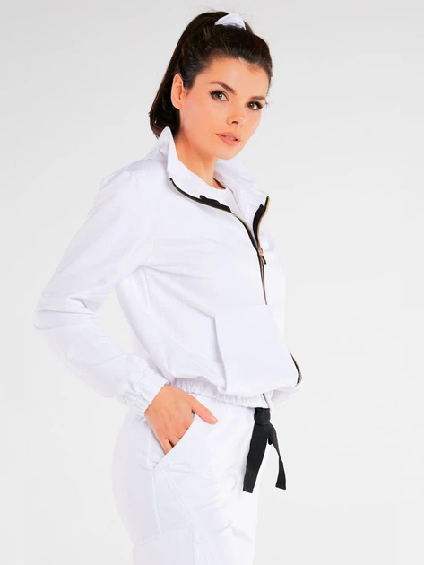 Bluza damska rozpinana streetwear z kapturem Infinite You M246 1104130 L-XL Biała (5902360554610) - obraz 3