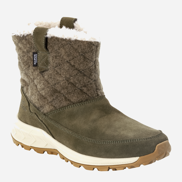 Śniegowce damskie niskie ocieplane Jack Wolfskin Queenstown Texapore Boot W 4053551-4282 36 (3.5UK) 22.5 cm Khaki (4064993482676) - obraz 2