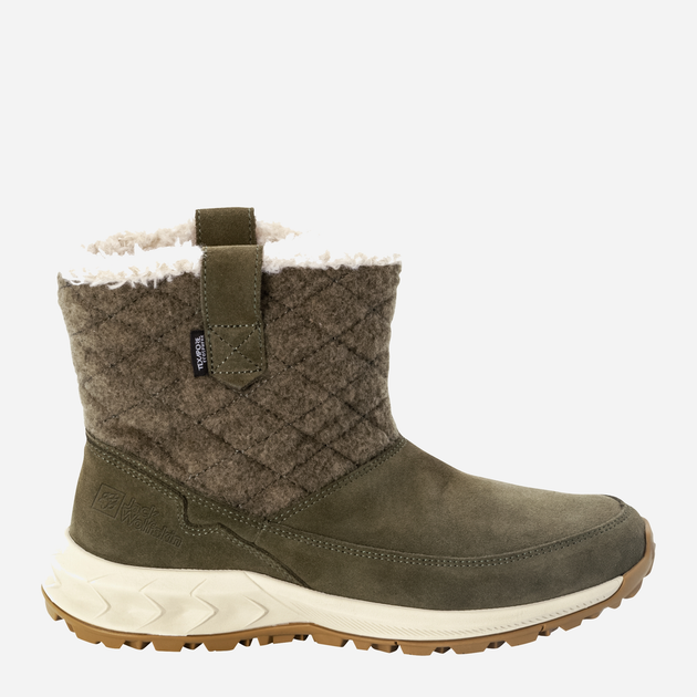 Śniegowce damskie niskie ocieplane Jack Wolfskin Queenstown Texapore Boot W 4053551-4282 40.5 (7UK) 25.5 cm Khaki (4064993482744) - obraz 1