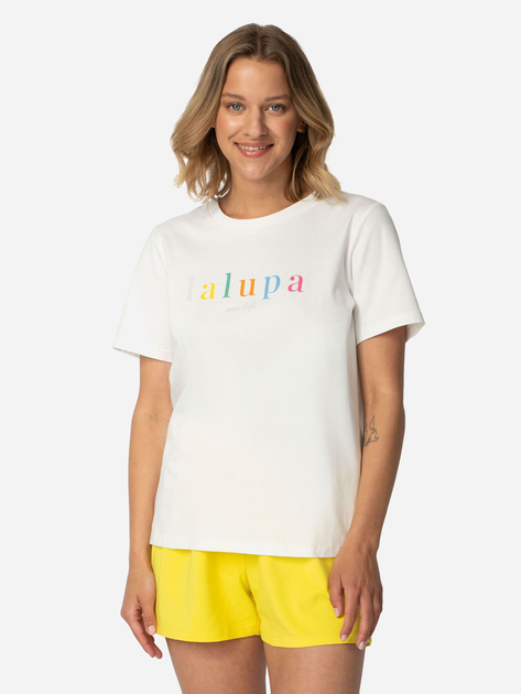 Піжамна футболка LaLupa LA109 1223036 M Ecru (5903887675468) - зображення 1