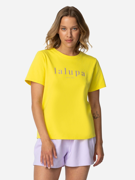 Піжамна футболка LaLupa LA109 1223040 L Yellow (5903887675659) - зображення 1
