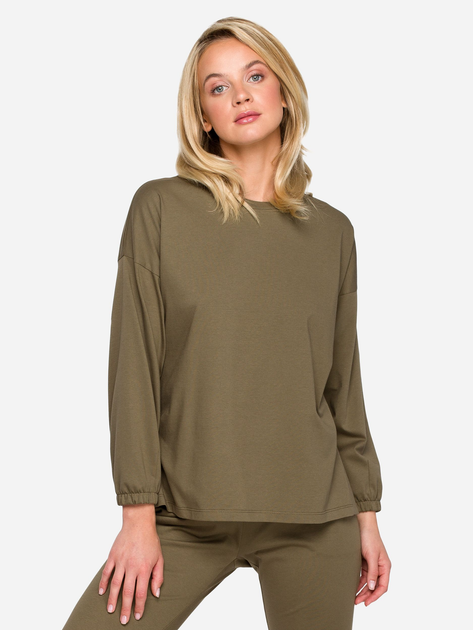 Піжамний лонгслів LaLupa LA122 1223090 2XL-3XL Khaki (5903887689885) - зображення 1