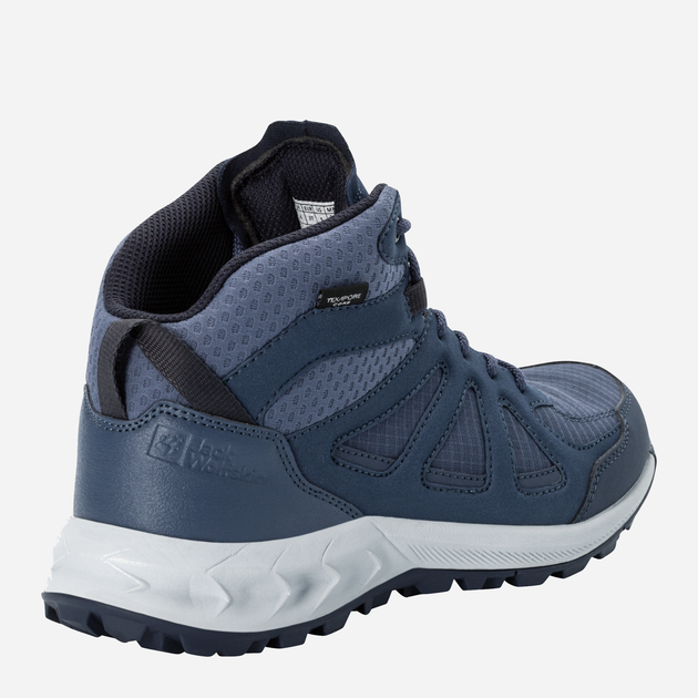 Buty trekkingowe damskie niskie Jack Wolfskin Woodland 2 Texapore Mid W 4051331-1388 40 (6.5UK) 25 cm Grafitowe (4064993716313) - obraz 4
