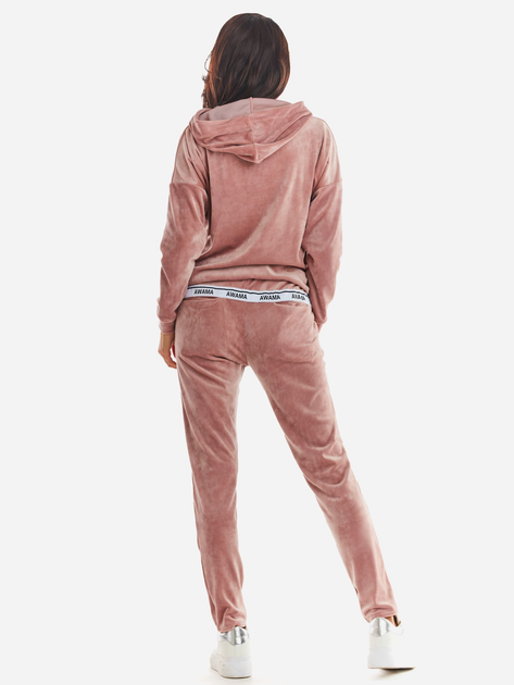 Spodnie dresowe damskie Awama A372 212881 L Różowe (5902360550797) - obraz 2