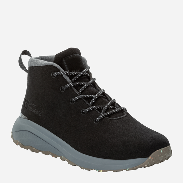 Жіночі черевики низькі Jack Wolfskin Campfire Wool Mid W 4059951-6350 39 (5.5UK) 24.2 см Чорні (4064993918564) - зображення 2