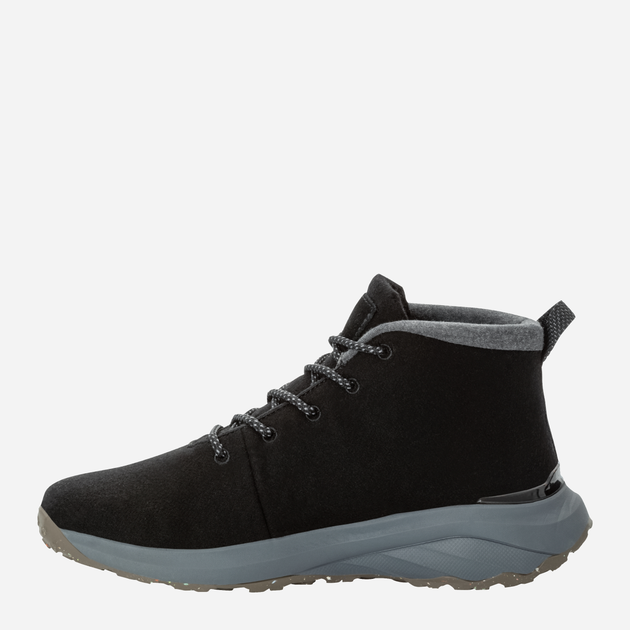 Trzewiki damskie skórzane Jack Wolfskin Campfire Wool Mid W 4059951-6350 41 (7.5UK) 25.9 cm Czarne (4064993918601) - obraz 3