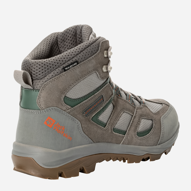 Чоловічі черевики для трекінгу Jack Wolfskin Vojo 3 Texapore Mid M 4042462-6185 40.5 (7UK) 25 см Сірі (4064993832693) - зображення 4
