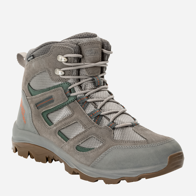 Buty trekkingowe męskie wysokie Jack Wolfskin Vojo 3 Texapore Mid M 4042462-6185 42 (8UK) 25.9 cm Szare (4064993832716) - obraz 2