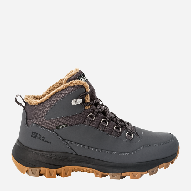 Zimowe buty trekkingowe męskie niskie Jack Wolfskin Everquest Texapore Mid M 4053611-6326 42.5 (8.5UK) 26.3 cm Ciemnoszare (4064993582468) - obraz 1