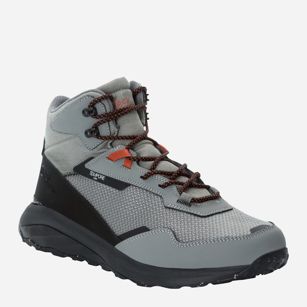 Buty trekkingowe męskie niskie Jack Wolfskin Dromoventure Texapore Mid M 4059661-6185 41 (7.5UK) 25.5 cm Szare (4064993914610) - obraz 2