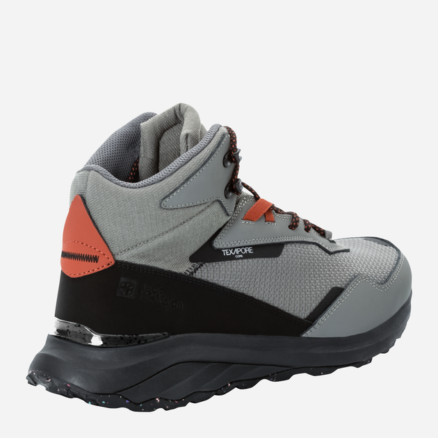 Buty trekkingowe męskie niskie Jack Wolfskin Dromoventure Texapore Mid M 4059661-6185 42.5 (8.5UK) 26.3 cm Szare (4064993914634) - obraz 4