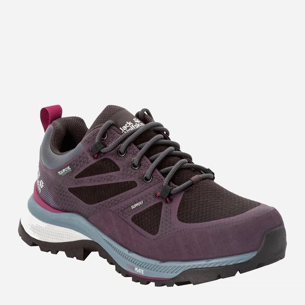 Buty trekkingowe damskie niskie Jack Wolfskin Force Striker Texapore Low W 4038893-2844 37.5 (4.5UK) 23.3 cm Fioletowe (4064993474794) - obraz 2