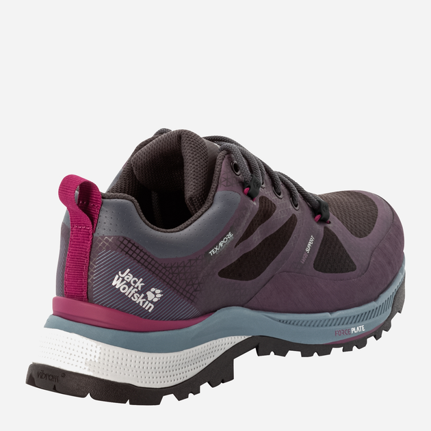 Жіночі черевики для трекінгу низькі Jack Wolfskin Force Striker Texapore Low W 4038893-2844 40.5 (7UK) 25.5 см Фіолетові (4064993474848) - зображення 4