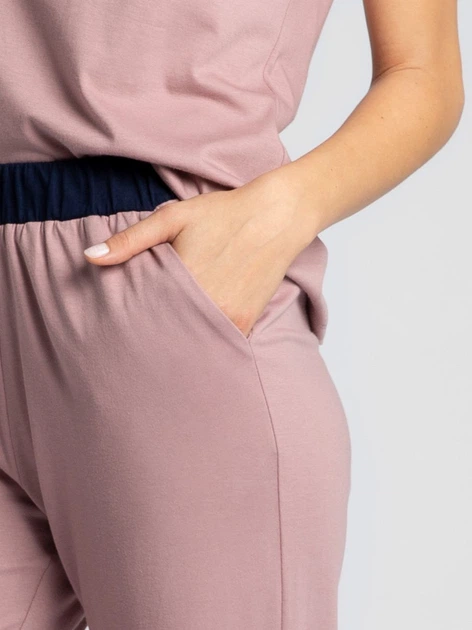 Піжамні штани жіночі LaLupa LA016 381199 M Пудрові (5903887607940) - зображення 4
