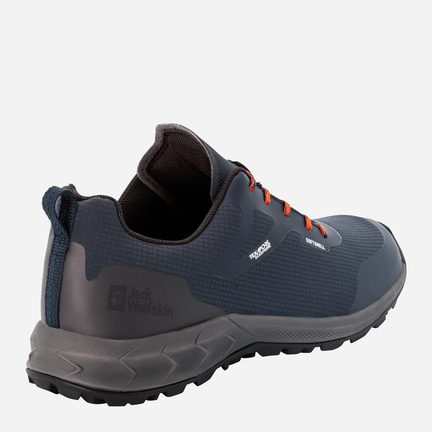 Buty trekkingowe męskie z membraną Jack Wolfskin Woodland Shell Texapore Low M 4054041-1010 42.5 (8.5UK) 26.3 cm Ciemnogranatowe (4064993491500) - obraz 4