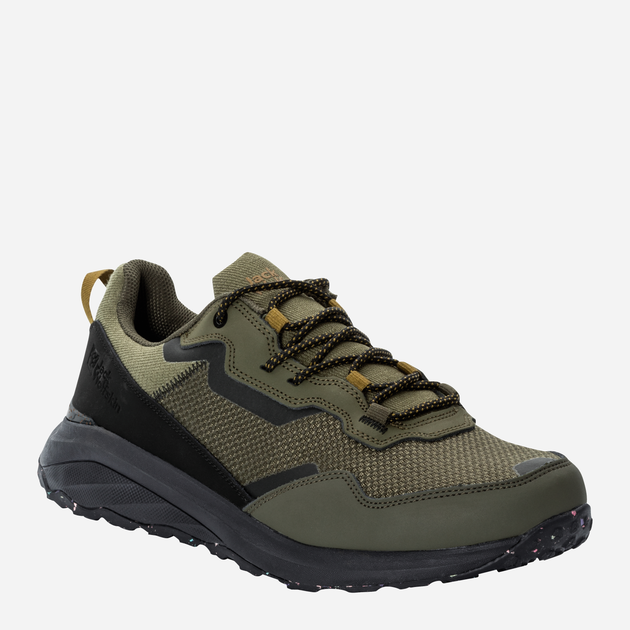 Buty sportowe trekkingowe męskie Jack Wolfskin Dromoventure Low M 4059621-4341 45.5 (11UK) 28.4 cm Ciemnozielone (4064993913309) - obraz 2