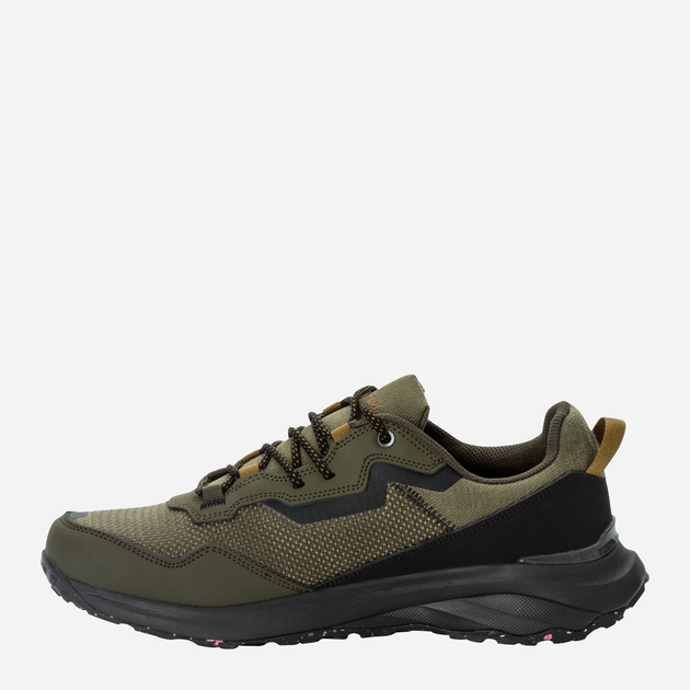 Чоловічі кросівки для треккінгу Jack Wolfskin Dromoventure Low M 4059621-4341 45.5 (11UK) 28.4 см Темно-зелені (4064993913309) - зображення 3