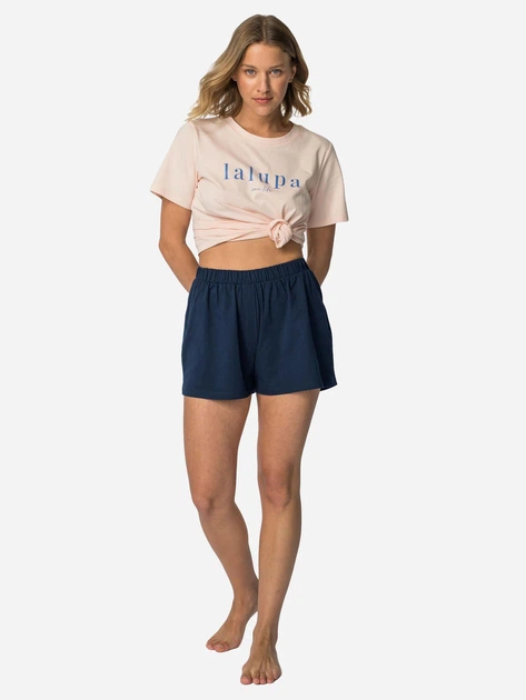 Szorty piżamowe damskie LaLupa LA110 1223043 2XL Granatowe (5903887675840) - obraz 3