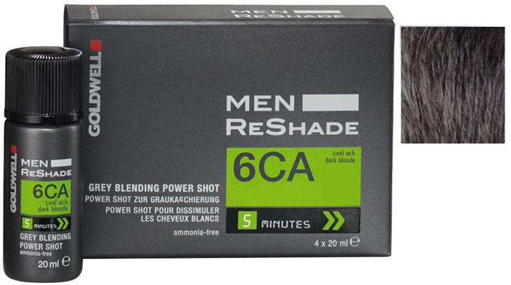 Фарба для чоловіків Goldwell Men ReShade 6CA Power Shot 4x20 мл (4021609140078) - зображення 2