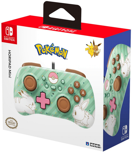 Gamepad Hori HoriPad Mini Pikachu Eevee Edition do Nintendo Switch (873124009040) - obraz 5