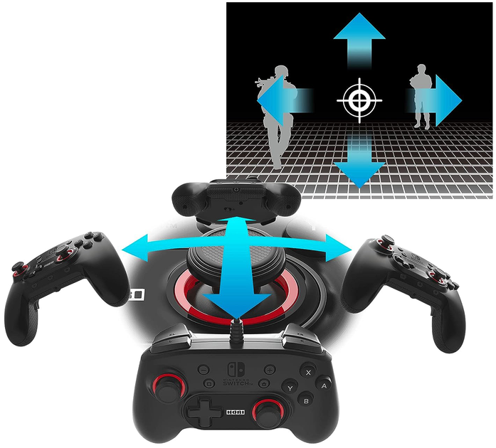 Дротовий геймпад Hori Horipad+ для Nintendo Switch Black (810050910613) - зображення 5