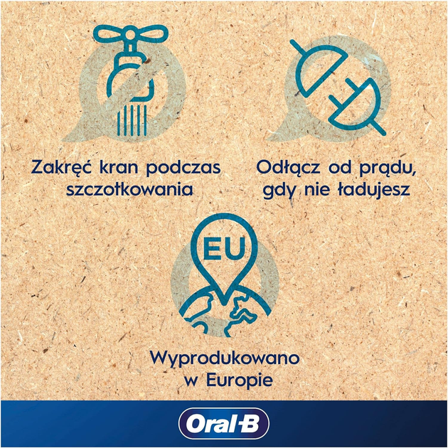 Електрична зубна щітка Oral-B Pro1 750 Cross Action Black/White (4210201319290) - зображення 4