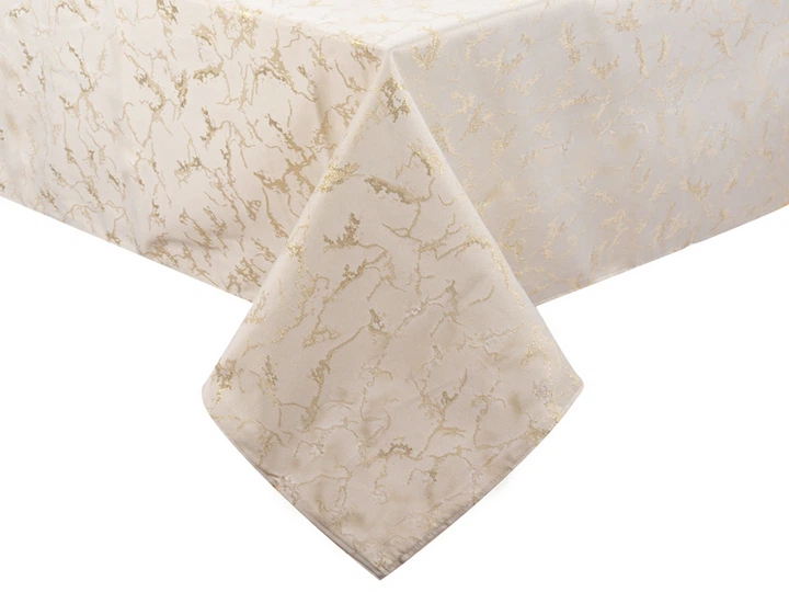 Скатерть тефлоновая Lefard Home Textile Alba Lurex Teflon Oro 160х280 см (715-336) (8407007153364) - изображение 3