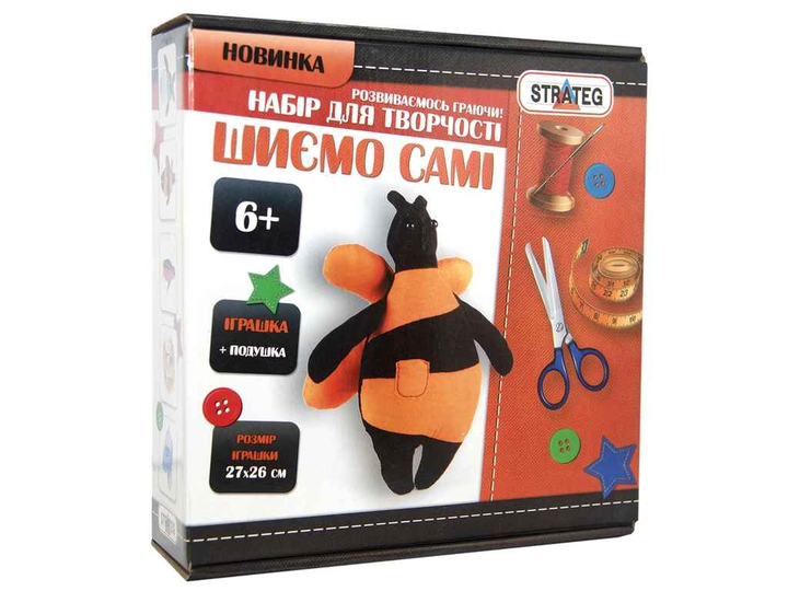 Набір для творчості STRATEG шиємо самі "Бджілка" і-08 – фото, отзывы ...