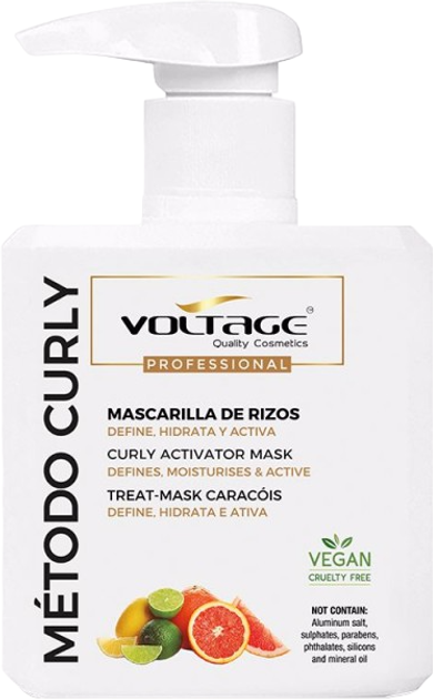 Maska do włosów Voltage Cosmetics Rizos Metodo Curly Mascarilla 500ml (8437013267830) - obraz 1
