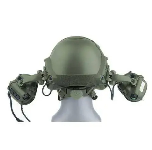 Тактические наушники EARMOR M32H+ с микрофоном для шлема FAST - изображение 2